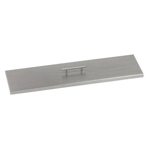 American Fireglass CV-LCB-36 36 x 6 in. Stainless Steel Cover for Line