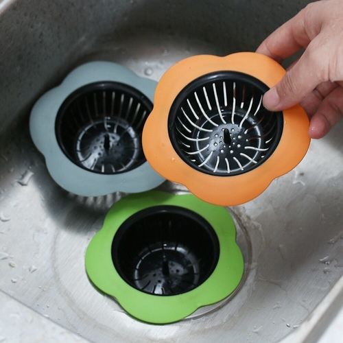 1PC Shower Silicone Flower Shaped Kitchen Sink