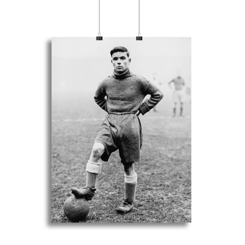 1930s Footballer Canvas Print or Poster