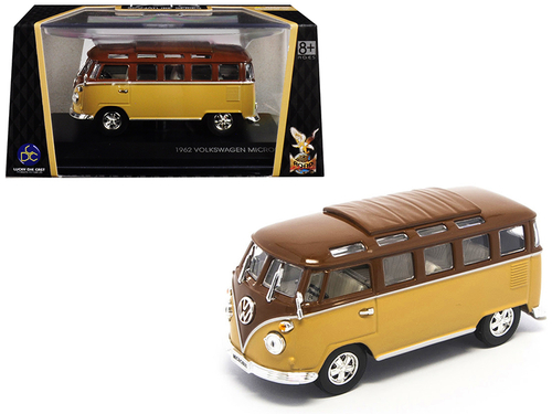 1962 Volkswagen Microbus Van Bus Brown 1/43 Diecast Model by Road