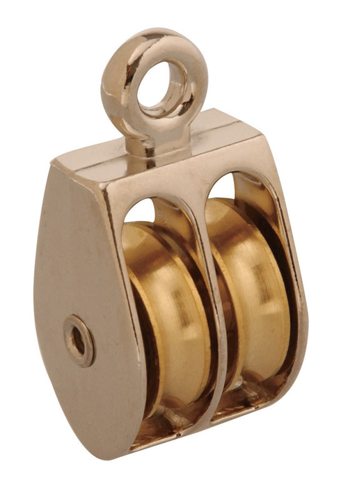 Campbell 5307939 0.75 in. Dia Copper Double Sheave Rigid Eye Pulley&#4