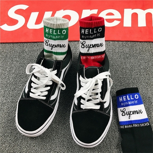 Women's socks cotton summer harajuku hip hop skate