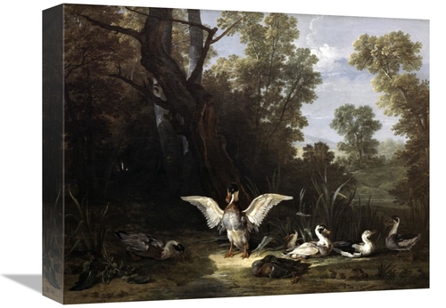 Global Gallery GCS-279309-16-142 16 in. Ducks Art Print - Jean-Baptist