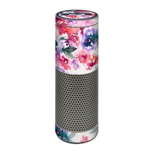 DecalGirl AECOP-BLURREDFLOWERS Amazon Echo Plus Skin - Blurred Flowers