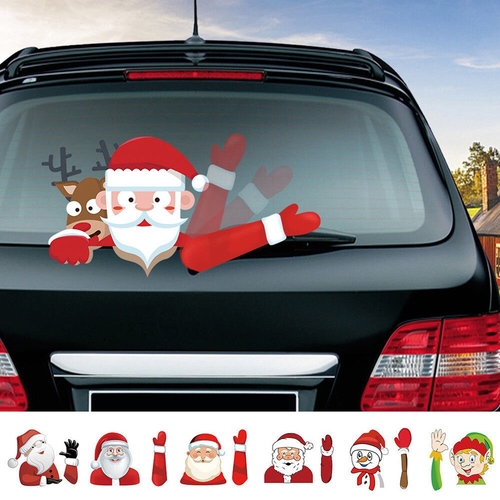car christmas decoration Car rear wiper