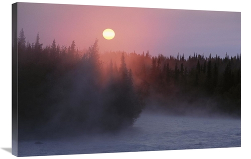 Global Gallery GCS-395403-2436-142 24 x 36 in. Sunrise Over Kasilof Ri