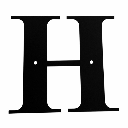 Wrought Iron House Letter H Small