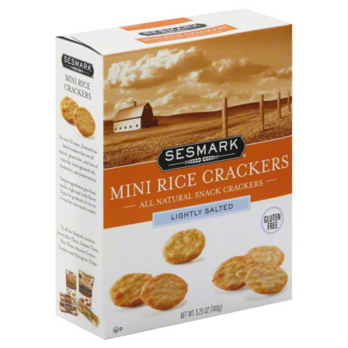 SESMARK CRACKER RICE MINI LGHT SLT-5.25 OZ -Pack of 6