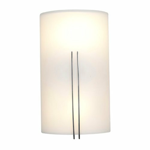Access Lighting 20446-BS-WHT 2 Light Prong Vanity and Wall Sconce - Br