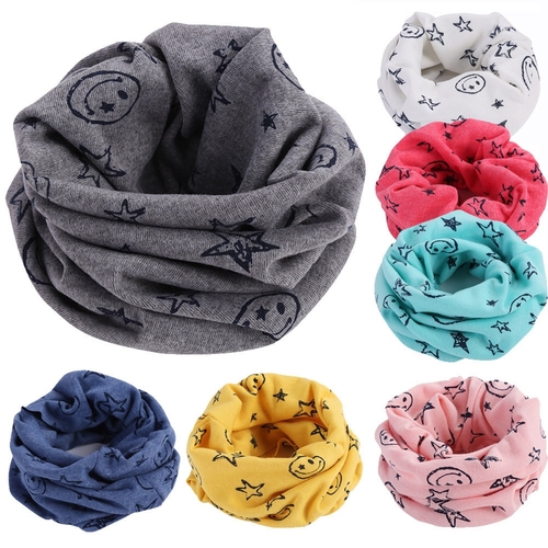 Boy Girls Autumn Winter Scarf Children Warm Cotton