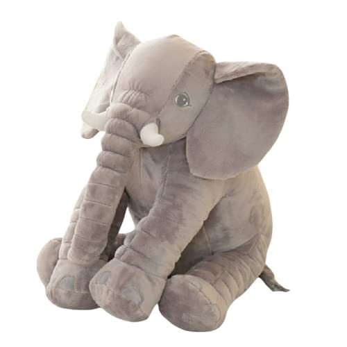 Big Size Fibre Filled Stuffed Animal Elephant Baby Plush Soft Pillow
