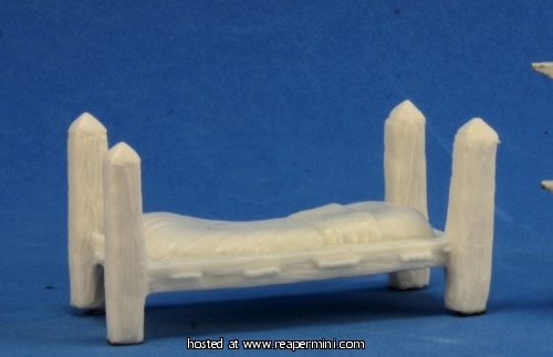 Reaper Miniatures REM77317 25mm Scale Bed, Bones - Andrew Pieper