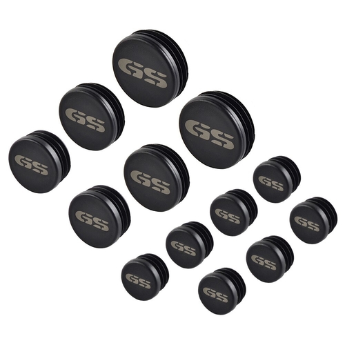 13PCS Motorcycle Frame Hole Cover Caps Plug Decor