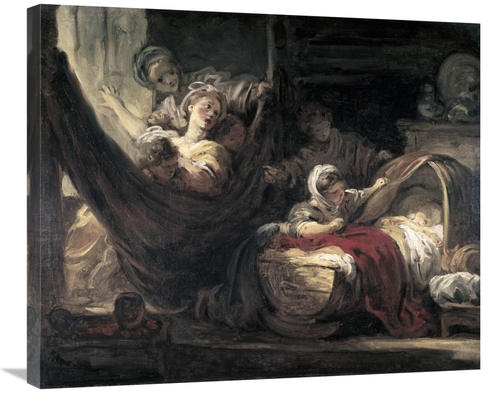 Global Gallery GCS-277586-30-142 30 in. Cradle Art Print - Jean Honore