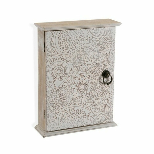 Decorative box Versa Akantha Wood (7,5 x 28 x 21 cm)