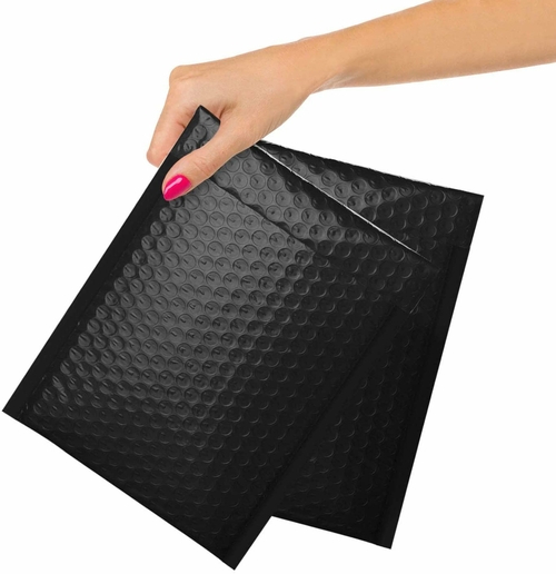 Poly Bubble Mailers 6" x 9", Pack of 10 Black Padded Shipping