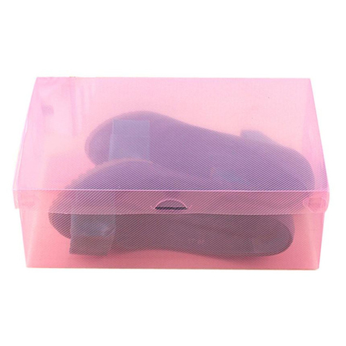 Transparent DIY Foldable Shoes Storage Box