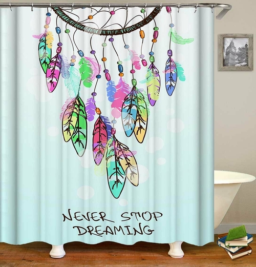 Colorful Dream Catcher Shower Curtain