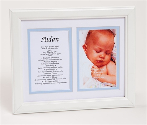 Townsend FN04Reuben Personalized First Name Baby Boy & Meaning Print -