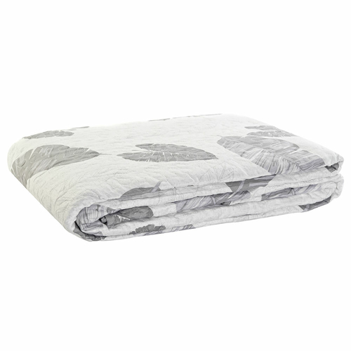 Bed Cover DKD Home Decor 8424001814558 180 x 260 x 1 cm Grey White