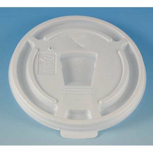 Wincup DT10 Drink Thru White Plas Lid Multi Purpose for Fh10 - Case of