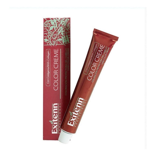 Permanent Dye Color Creme Exitenn Nº 645 Dark Copper Blonde Mahogany