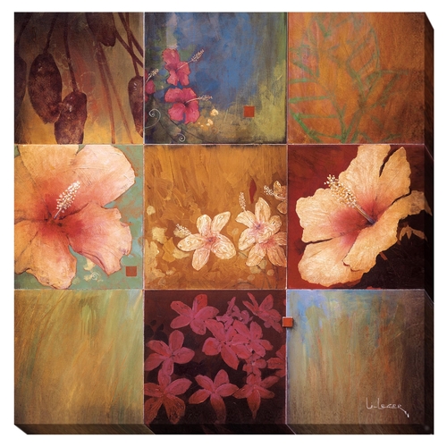 Artistic Home Gallery 3030531CG Tropical NIne Patch II by Don Li-Leger
