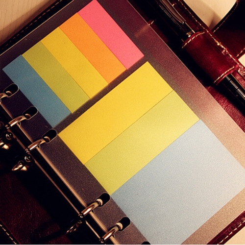 1 pc Ruler A5/A6/A7 PVC Frosted Planner Agenda for