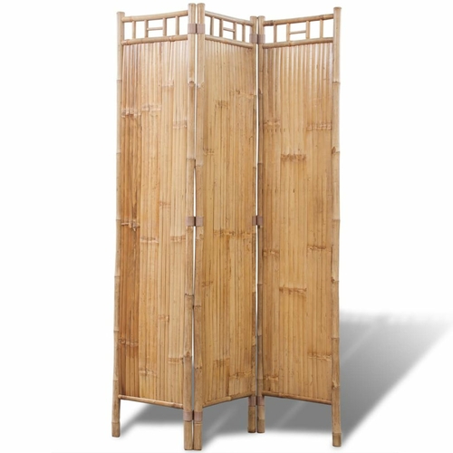 5-Panel Room Divider Bamboo 78.7"x63"