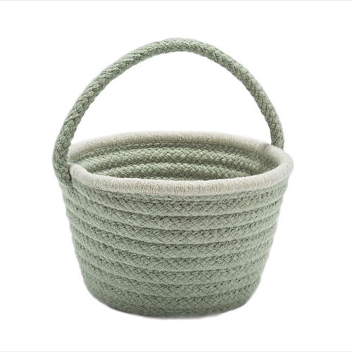 Colonial Mills EB69A008X007 8 x 12 x 7 in. Easter Pastel Wool Basket&#