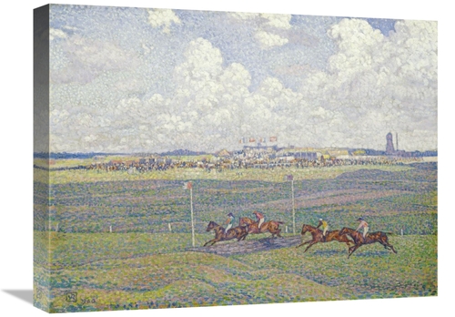 Global Gallery GCS-267505-22-142 22 in. The Racecourse at Boulogne-Sur