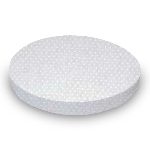 SheetWorld Fitted Oval Crib Sheet Fits Stokke Mini - 100% Cotton Woven