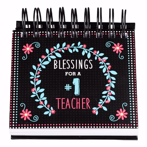 Christian Art Gifts 187143 Calendar - Blessings for A No. 1 Teacher Pe