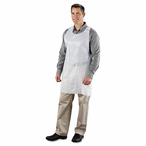 Rpp DA2442 24 W x 42 L in. Poly Apron- White