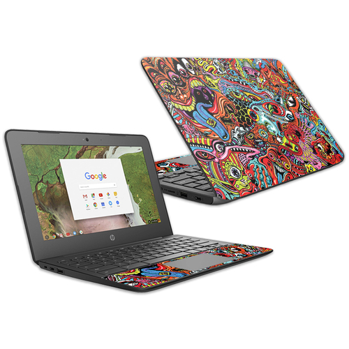 MightySkins HPCH11G6-Acid Trippy Skin for HP Chromebook 11 G6 11.6 in.