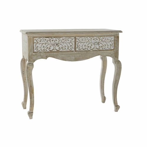 Console DKD Home Decor White Multicolour Wood Mango wood 92 x 42 x 81