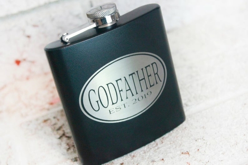 Personalized Flask, Godfather gift ideas, Groomsmen gift ideas