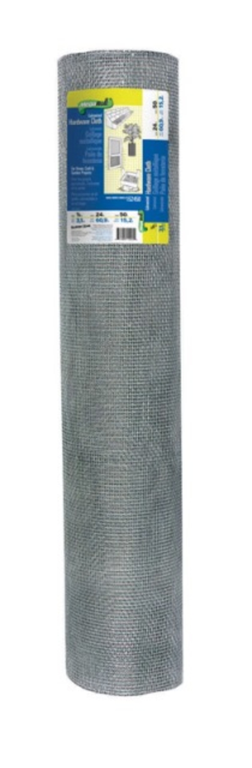 Garden Zone 152450 Galvanized Hardware Cloth  24 in. x 50 ft.