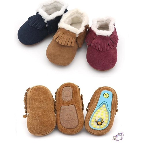 Top Quality winter baby girls boots with warm fur