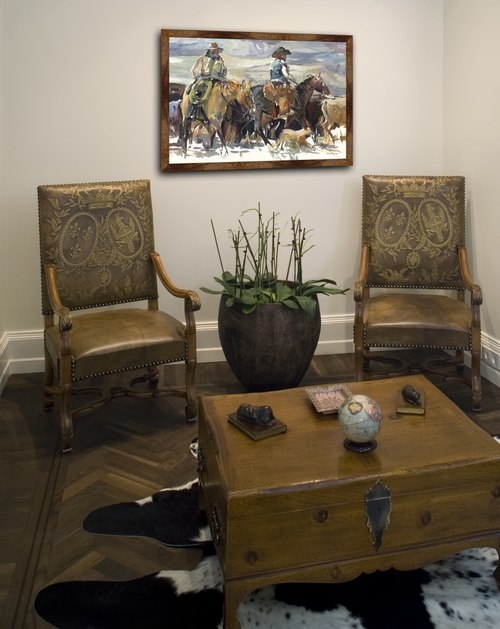 Somerset House Publishing V8173 32.75 x 47.75 in. The Roundup Framed C