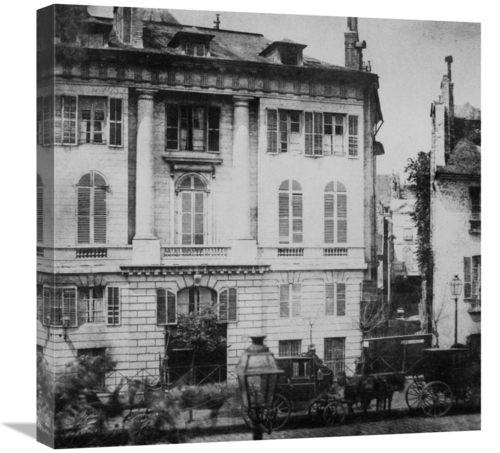 Global Gallery GCS-455084-22-142 22 in. Paris, May 1843 - Boulevar