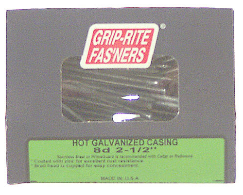 Prime Source  8D 2-.50in. Hot Galvanized Casing Nails  8HGCAS1