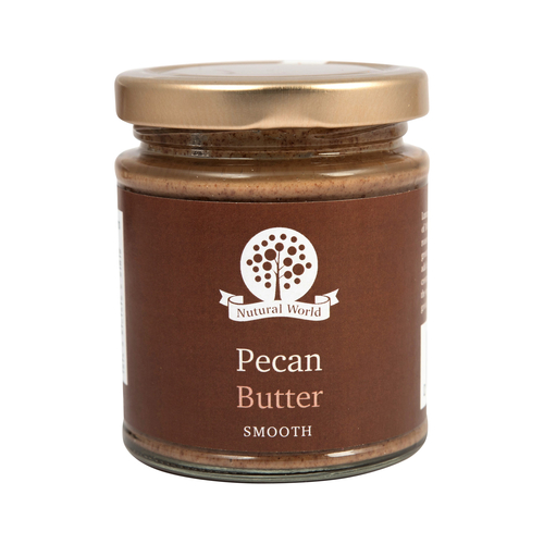 Nutural World – Pecan Butter – Smooth - 1kg Type A Foil Sealed
