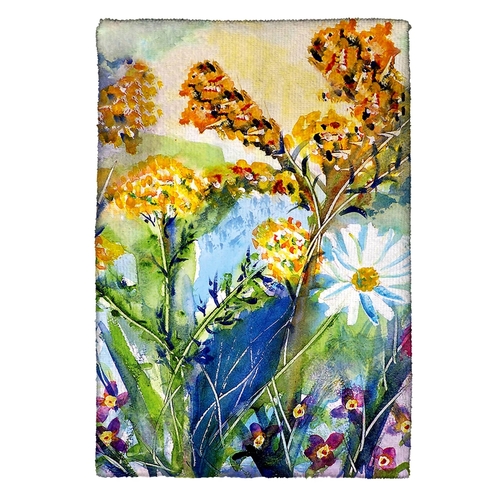 Betsy Drake KT166 16 x 25 in. Wild Flowers Kitchen Towel