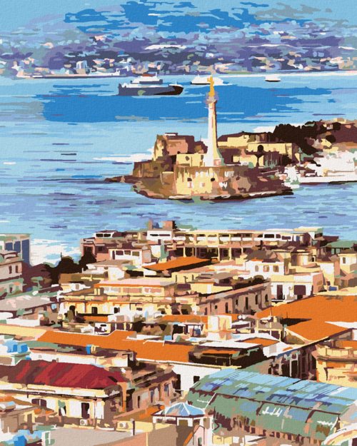 Paint by Numbers - CITYSCAPE OF TOWN MESSINA