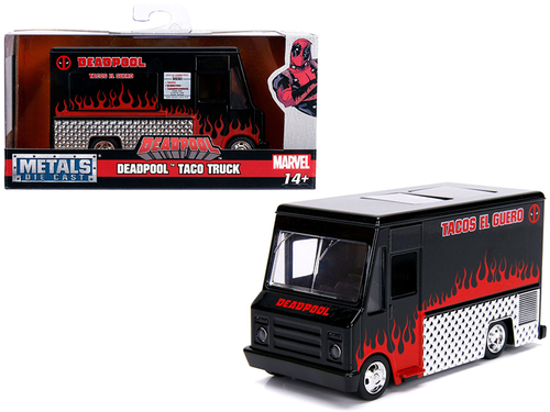 Deadpool Taco Truck Black \Marvel\" Series 1/32 Diecast Model by Jada"