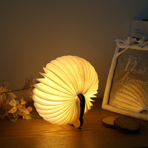 Rechargeable LED Wooden Folding Cute Mini Panda