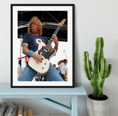 Rick Parfitt of Status Quo Framed Print