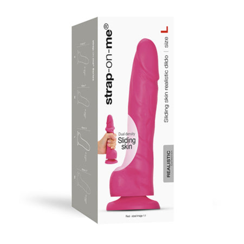 Strap-On-Me Realistic Collection Sliding Skin Dual-Density Silicone