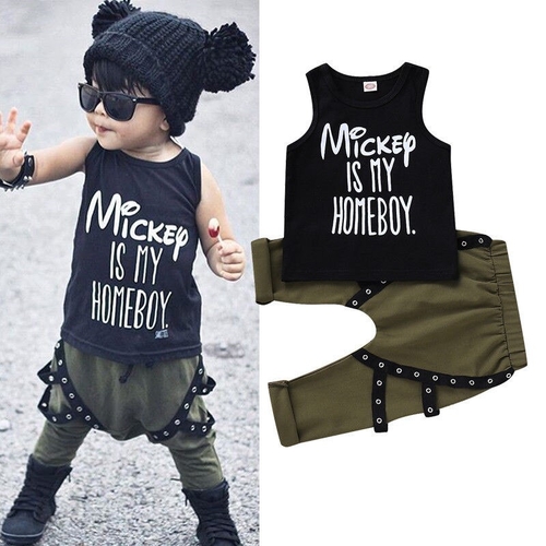 Fashion Kid Baby Boy Summer Outfits Cool